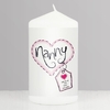 Heart Stitch Nanny Candle