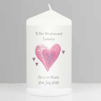 Hearts Candle