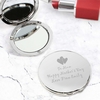 Hearts Round Compact Mirror