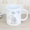 Hessian Elephant Plastic Mug