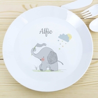 Hessian Elephant Plastic Plate