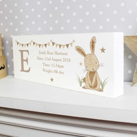 Hessian Rabbit Mantel Block