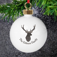 Highland Stag Bauble