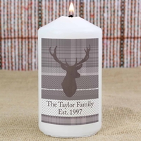 Highland Stag Candle