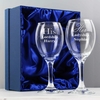 His & Her Wine Glass Set