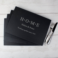 HOME Slate Rectangle Placemat 4 Pack