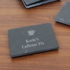 Hot Drink Motif Single Slate Coaster