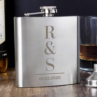 Initials Hip Flask