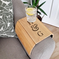 Initials Wooden Sofa Tray