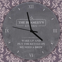 Kitchen Slate Clock