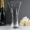 Large Hand Cut Little Hearts Diamante Vase with Swarovski Elements