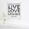 Live Love Laugh Canvas