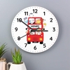 London Animal Bus Wooden Clock