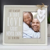 Love Story 6x4 Wooden Photo Frame