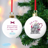 Me To You Couple Christmas Bauble