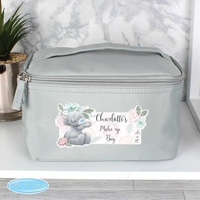 Me to You Floral Grey Make Up Wash Bag