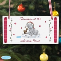 Me To You Reindeer Wooden Sign