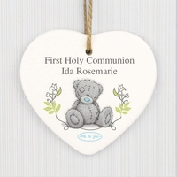 Me To You Religious Cross Ceramic Heart Decoration