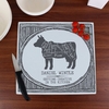 Meat Cuts Glass Chopping Board