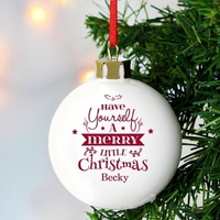 Merry Little Christmas Bauble