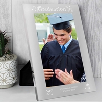 Mirrored Graduation Glass Photo Frame 5x7