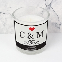 Monogram Scented Jar Candle
