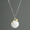 Moon & Stars Sterling Silver Necklace