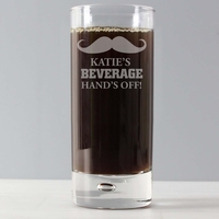Moustache Hi Ball Bubble Glass