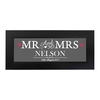 Mr & Mrs Print in Small Frame