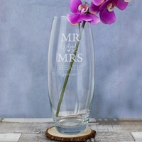 Mr & Mrs Bullet Vase