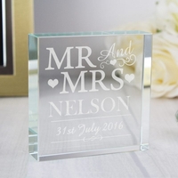 Mr & Mrs Large Crystal Token