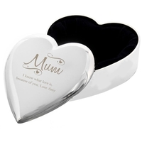 Mum Swirls & Hearts Trinket Box