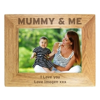 Mummy & Me 7x5 Wooden Photo Frame