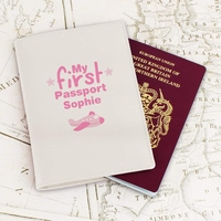 My First Cream Passport Holder