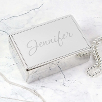 Name Rectangular Jewellery Box