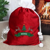 Nordic Christmas Pom Pom Sack