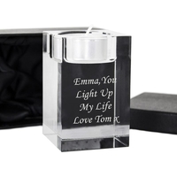 Optic Tea Light Candle Holder