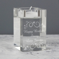 Ornate Swirl Tea Light Candle Holder