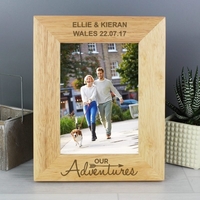Our Adventures 5x7 Wooden Photo Frame