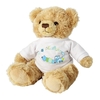 Patchwork Train Message Bear