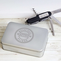 Personalised Army Pen Knife and Box Set