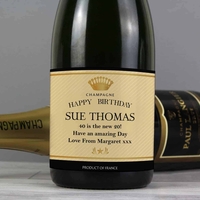 Personalised Crown Champagne