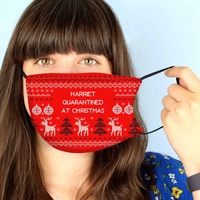 Personalised Festive Christmas Face Covering