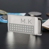 Personalised Hatched Money Clip