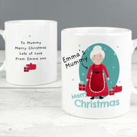 Personalised Mrs Claus Mug