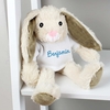 Personalised Name Only Bunny Rabbit - Blue
