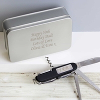Personalised Pen Knife and Box Set