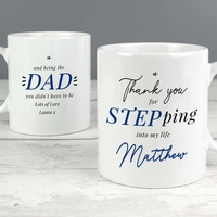 Personalised Step Dad Mug