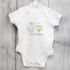 Personalised Tiny Tatty Teddy I Heart 0-3 Months Baby Vest