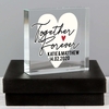 Personalised Together Forever Large Crystal Token